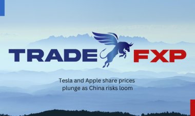 With risks in China looming, Tesla and Apple share prices plummet.