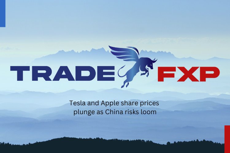 With risks in China looming, Tesla and Apple share prices plummet.