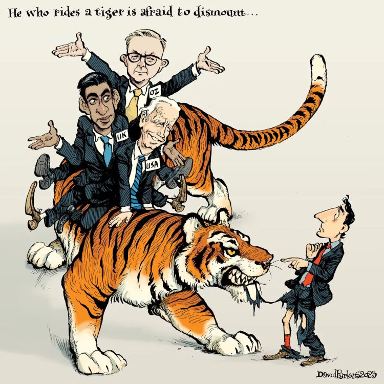 He who rides the Tiger is afraid to dismount