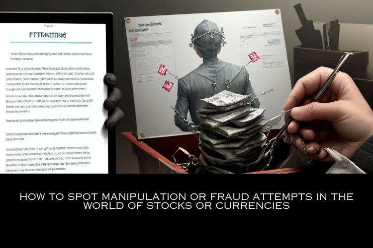 How to spot manipulation or fraud attempts in the world of stocks or currencies