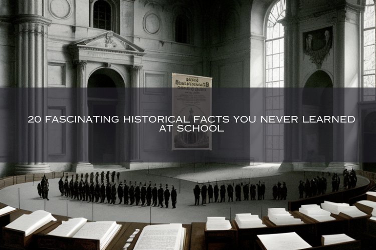 20 Fascinating Historical Facts You Never Learned at School