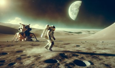 Apollo astronaut cries, "The moon is different than you think!"