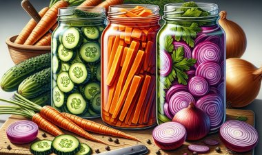 Three Delicious Pickle Recipes- Cucumber, Carrots, and Red Onions